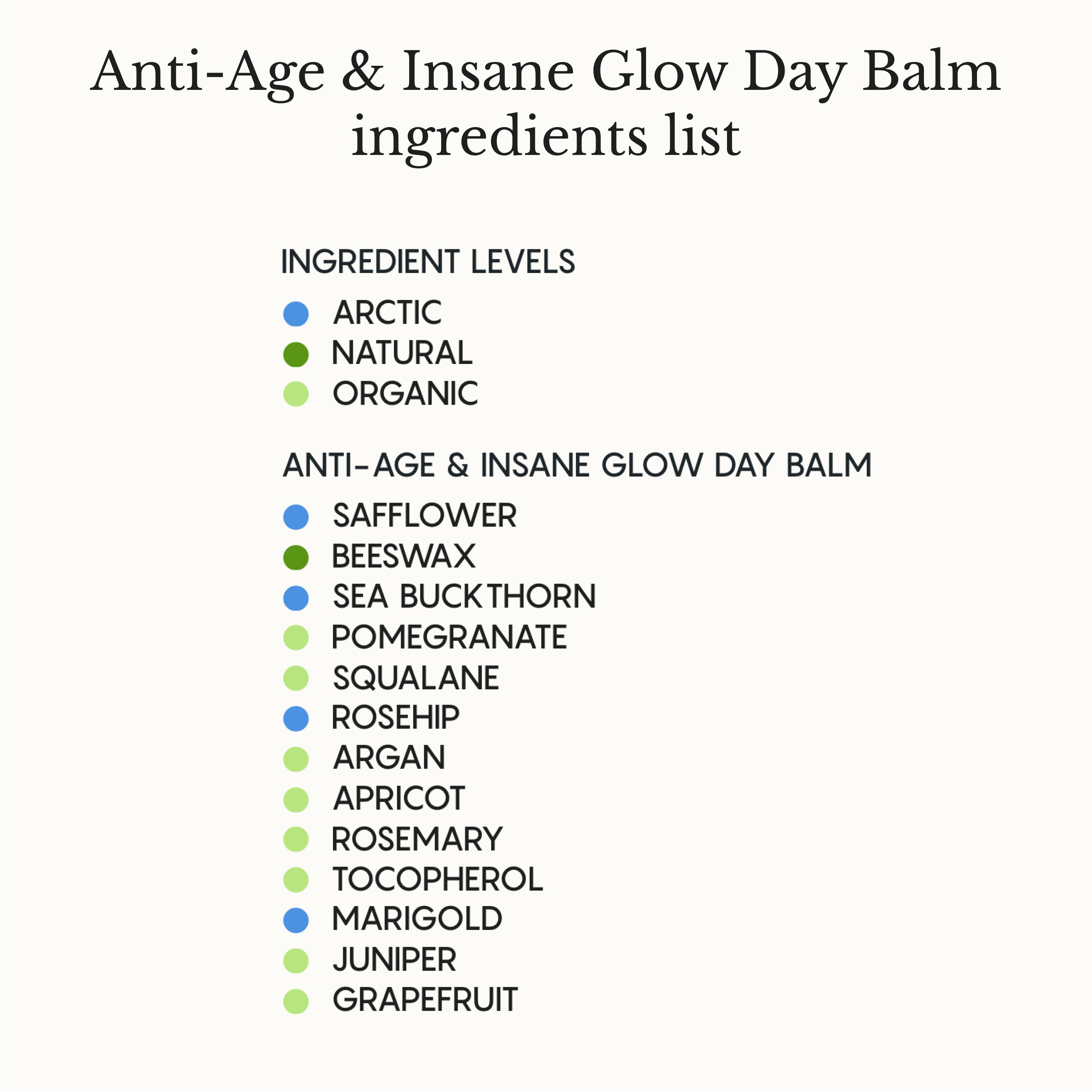 Anti-Age & Insane Glow Day Balm